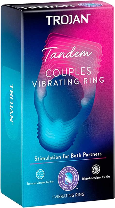 TROJAN™ TANDEM™ COUPLES Vibrating Ring